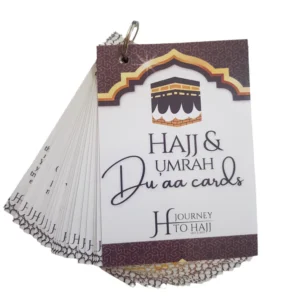 Laminated Hajj & Umrah Duaa Cards